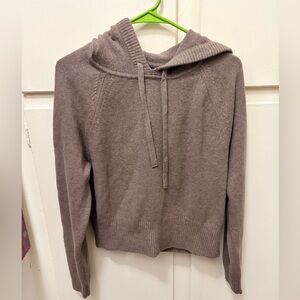 Women's GAP Cashsoft Taupe Hooded Sweater (never worn)